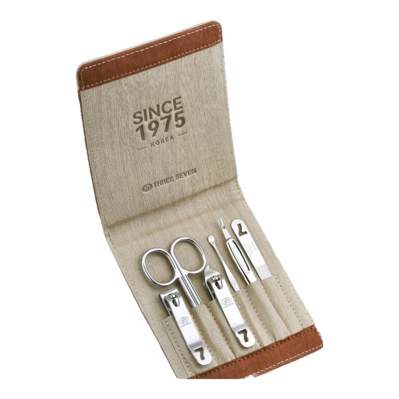 THREE SEVEN Stainless Steel 6-Piece Nail Clipper Set