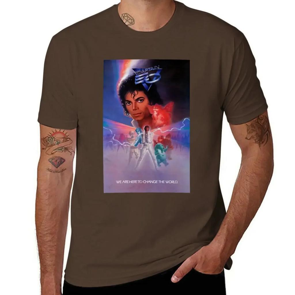 Captain EO We Are Here To Change The World Vintage Poster T-Shirt shirts graphic tees t shirts for men pack