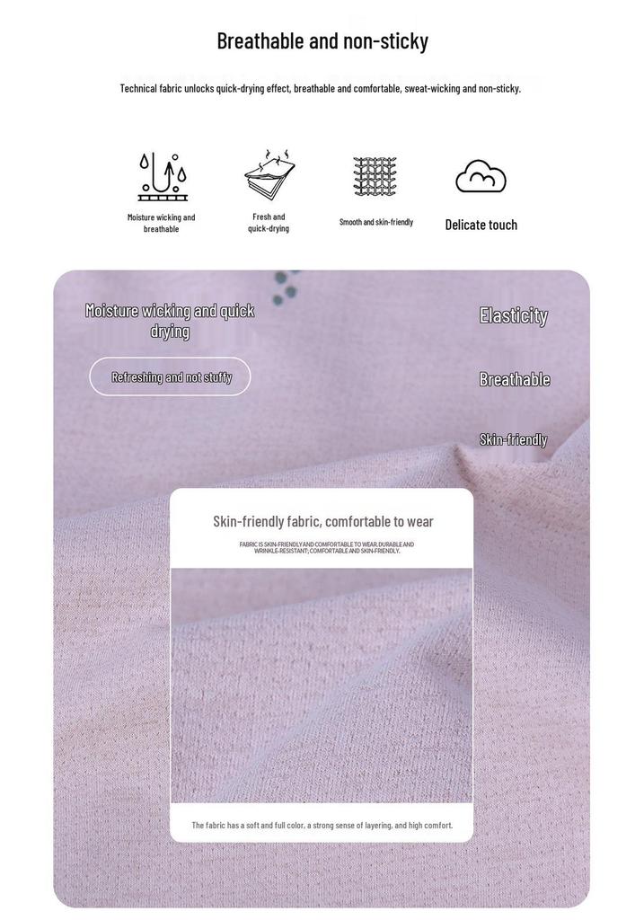 Women's Lightweight Quick-Dry Long Sleeve T-Shirt, Stand Collar, Breathable Patchwork for Hiking, Running, Outdoor Sports - Spring/Summer