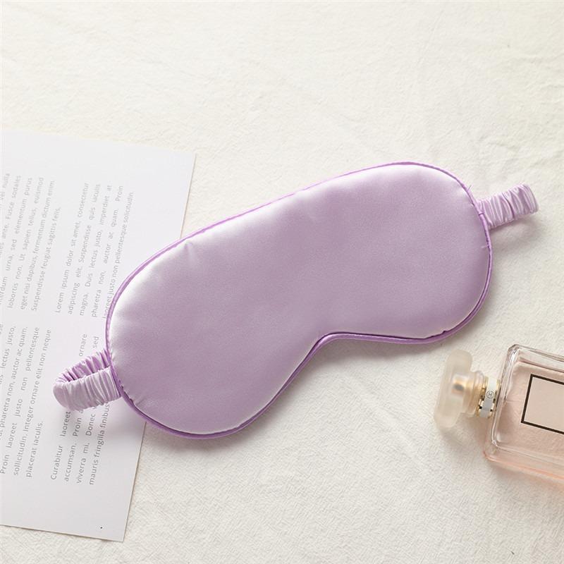 New Imitated Silk Patch Shading Sleep Eye Mask Eyepatch Travel Relax Cover Eyeshade Health Sleeping Shield Soft Eye Care Tools