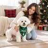 16 Christmas Pet Scarf and Bib Set Adjustable Pet Neckwear for Holiday