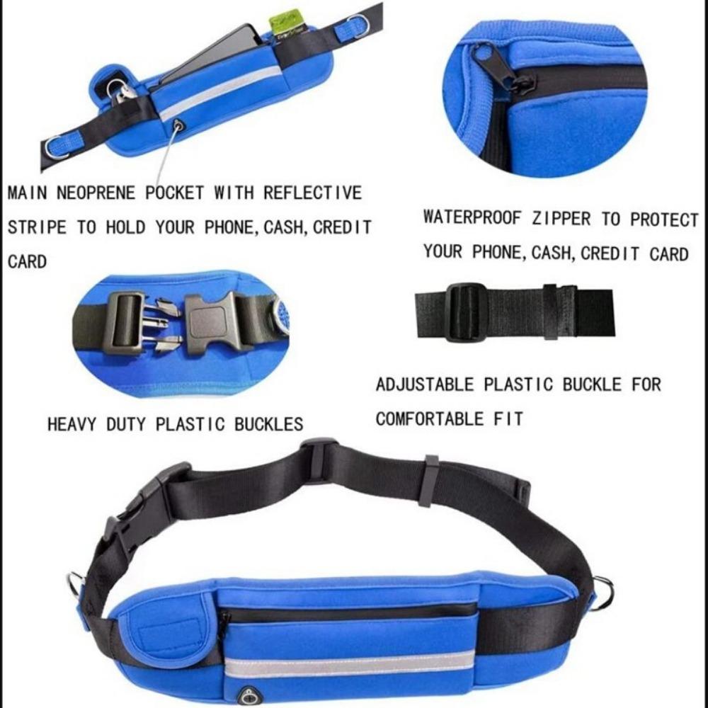 Sports Fanny Pack Dog Leash, Pet Running Leash, Dog Leash with Reflective Strip Outdoor Products