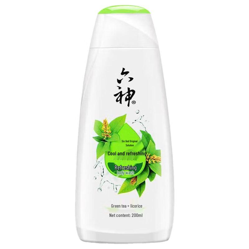 Liúshen Cooling Refreshing Shower Gel - 2 x 200ml Portable Pack