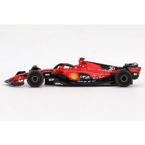 BBR 1/64 Scale Ferrari SF23 2023 #16 Bahrain Grand Prix C. Leclerc Finished Model BBRFER64014