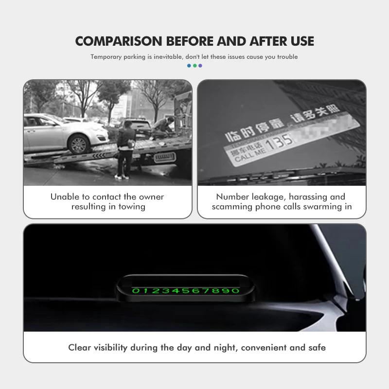 2025 Hot Car Temporary Parking Sign Phone Number Temporary Parking Sign For Mazda Axela Atenza CX9 MX3 MX5 RX8 RX7 MX30 CX30
