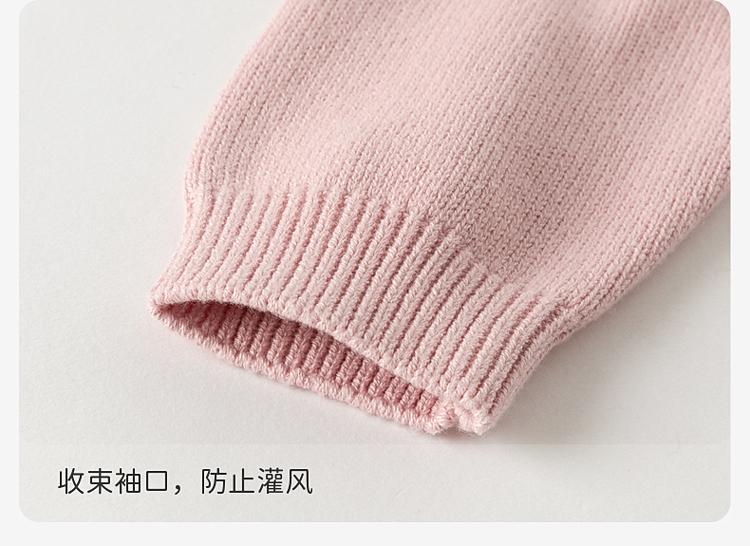David Bella Girls' Sweater Winter New Children's Wool Knitted Sweater Medium and Large Children's Stylish Hoodie