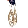 Pinkdudu Line Tassel  Earrings for Women Minimalist Geometric Drop Earrings Elegant Statement for Party PD2516