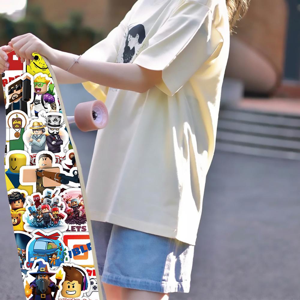 Roblox Stickers 100 Pcs Cartoon Game Waterproof Vinyl Stickers For Laptop Water Bottle Skateboard Journal Kids Teens DIY Decor
