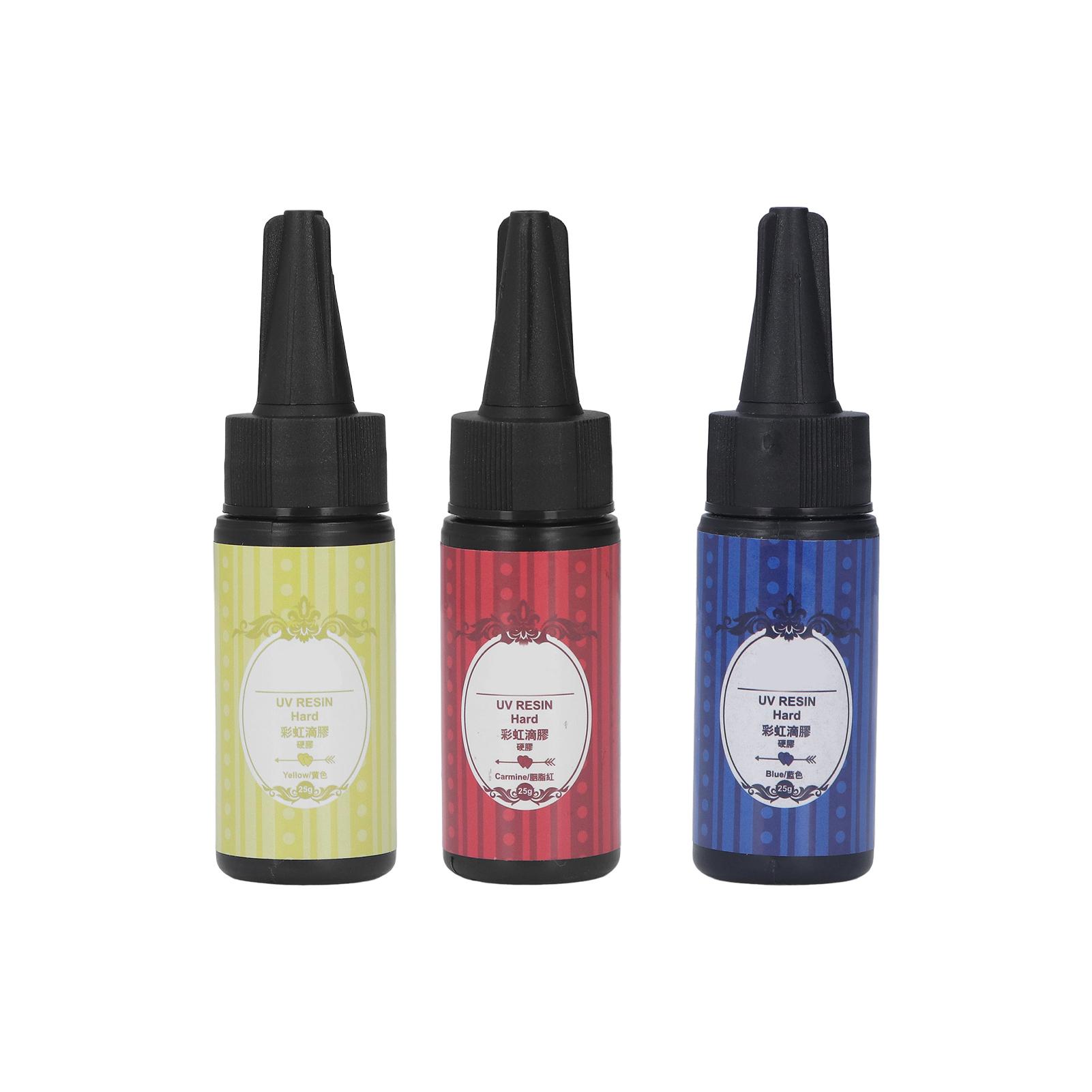 

25g UV Glue Safe Non Toxic Bottle Sealing Leakproof Fast Curing Color UV Curable Resin Crystal Glue Blue