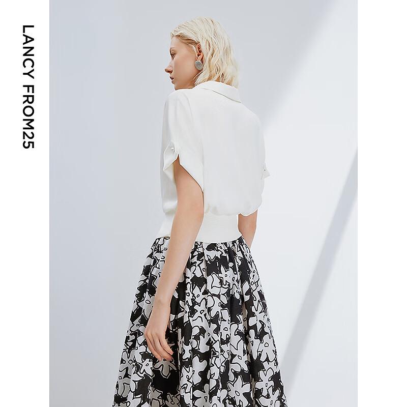 Langzi Commuter Short-Sleeve Blouse