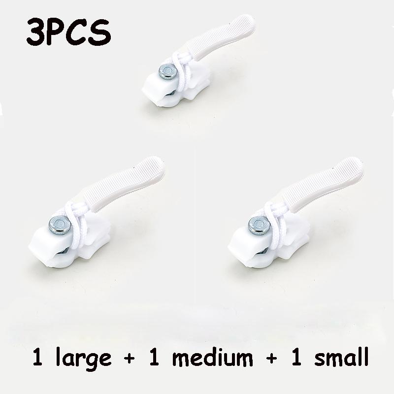 Universelles Reißverschluss-Reparaturset, schneller, sofort abnehmbarer Reißverschlusskopf, Ersatz-Reißverschlussschieber für Jacken, Taschen, Mäntel, freies Nähen