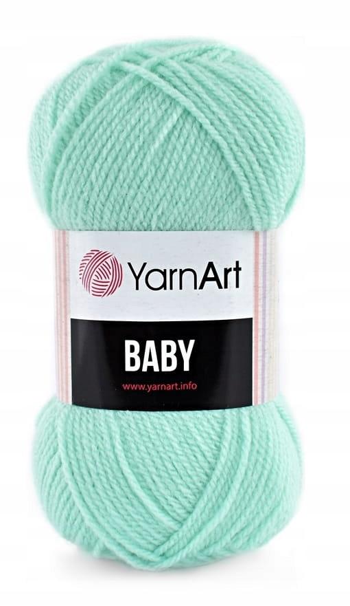 Yarnart Baby 856 150 Pale Mint Green Yarn