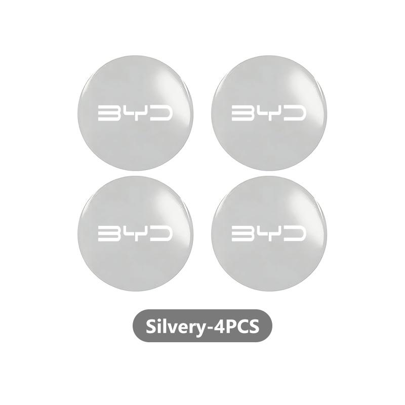 

Aluminum Badge Auto Wheel Center Cover Stickers Hub Caps Decals For BYD Song Tang Dmi Qing Yuan Plus Atto 3 Act 3 E6 Ev Qin Pro