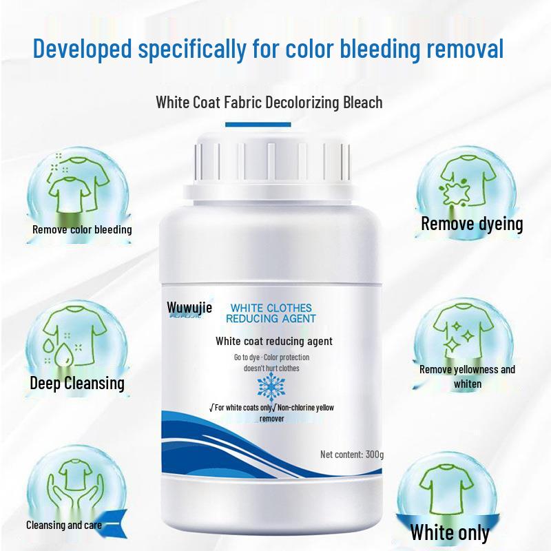 Clothes 300g Yellowing White Restorer Stain Remover Whitening Renovation Powder For White Fabrics