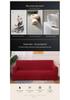 Elastic Hem Solid Color Sofa Cover - Simple Modern Design, All-Season Universal Fit