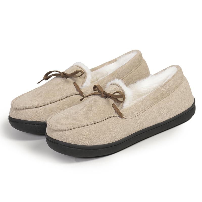 Teplé zimní dámské pantofle Tiché nadýchané pantofle Dámské pantofle s měkkou podrážkou Dámské domácí pantofle Ležérní dámská obuv do obývacího pokoje Obuv