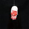 Cabeza de Muerto Colgante con Cadena Accesorios de Cabeza de Halloween Parte del Cuerpo de Muerto Sangrienta Aterradora Accesorios de Cabeza Cortada Colgantes