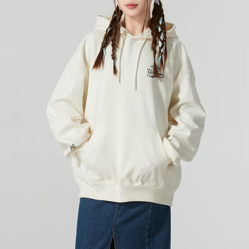 MLB New York Yankees Sweatshirt Unisex Cream 3AHDV0551-50CRS