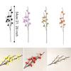 6PCS Real Touch Artificial Plum Branches Plastic Wintersweet Flower  Wedding Ceremony