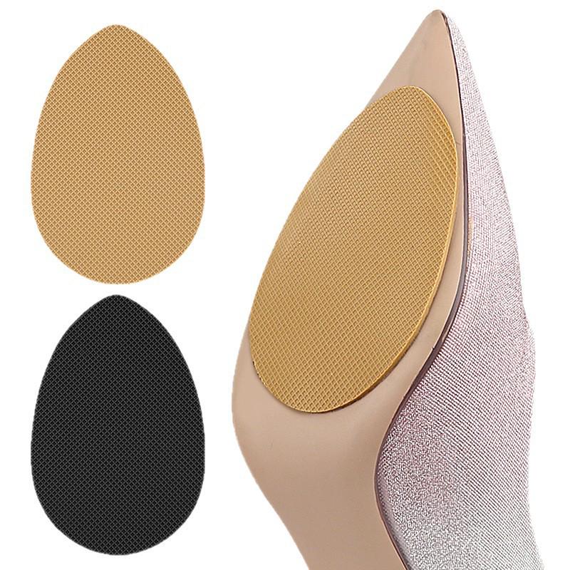 Silicone Anti-Slip Sound-Dampening Pads for Shoe Soles: Wear-Resistant Stickers for Flats, Heels, and Leather Shoes.