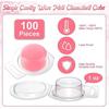 100Pcs Round shape design Clamshell Container 100 pieces per set Round Mold  DIY candle crafting