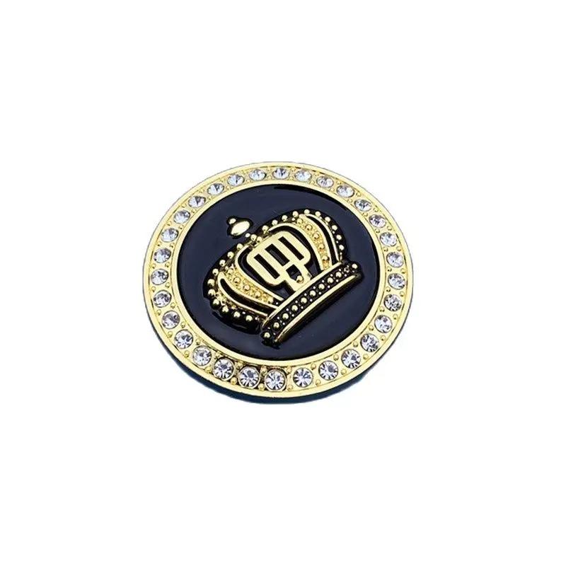 3D Crown Diamond Car Crown Gold Royal Sticker Emblem Badge Car Stickers Imperial Crown