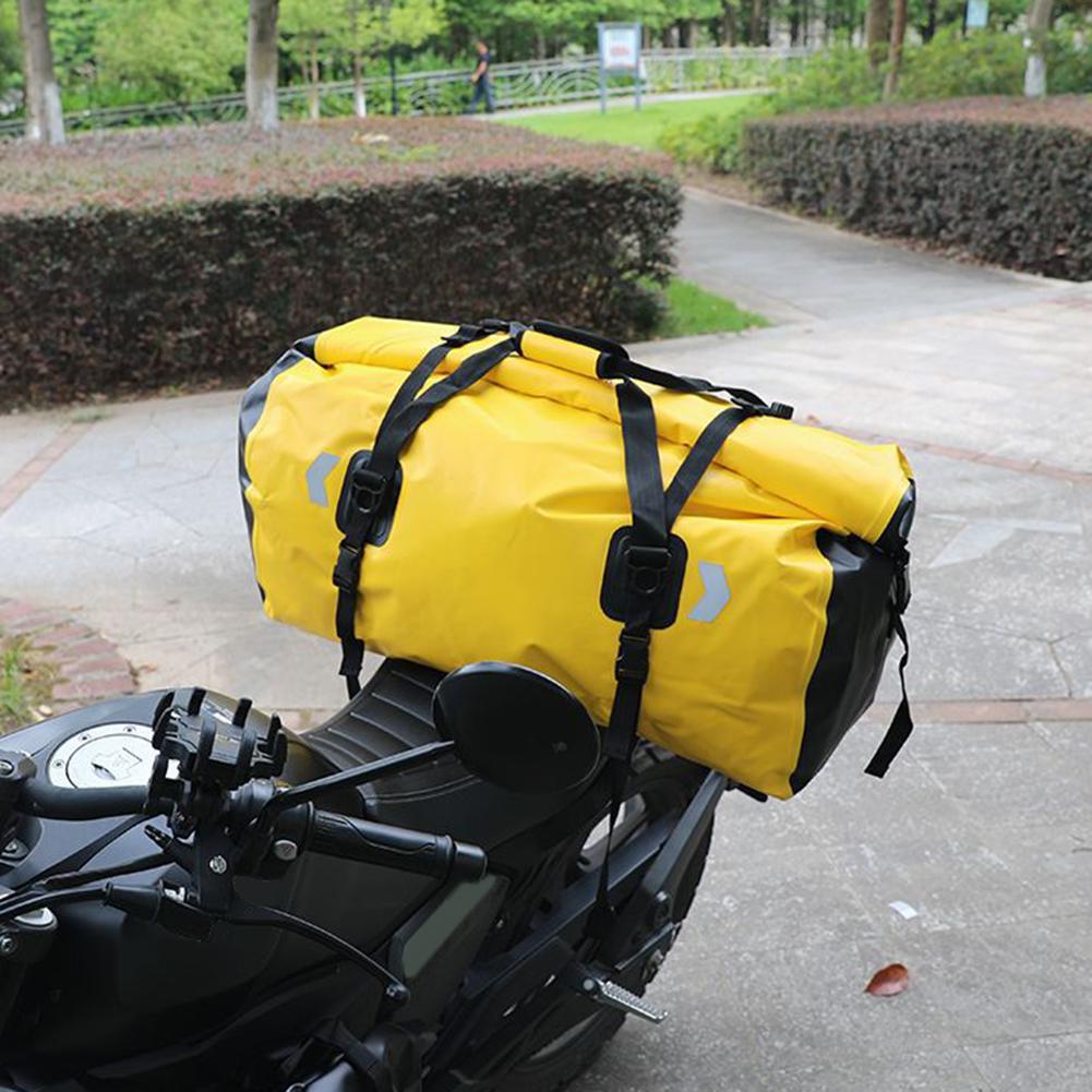 

Мотоциклетный сухой мешок 50 л/80 л мотоцикл водонепроницаемый задний мешок с веревочными ремнями рулонная сумка для каякинга кемпинга лодок мотоцикла
