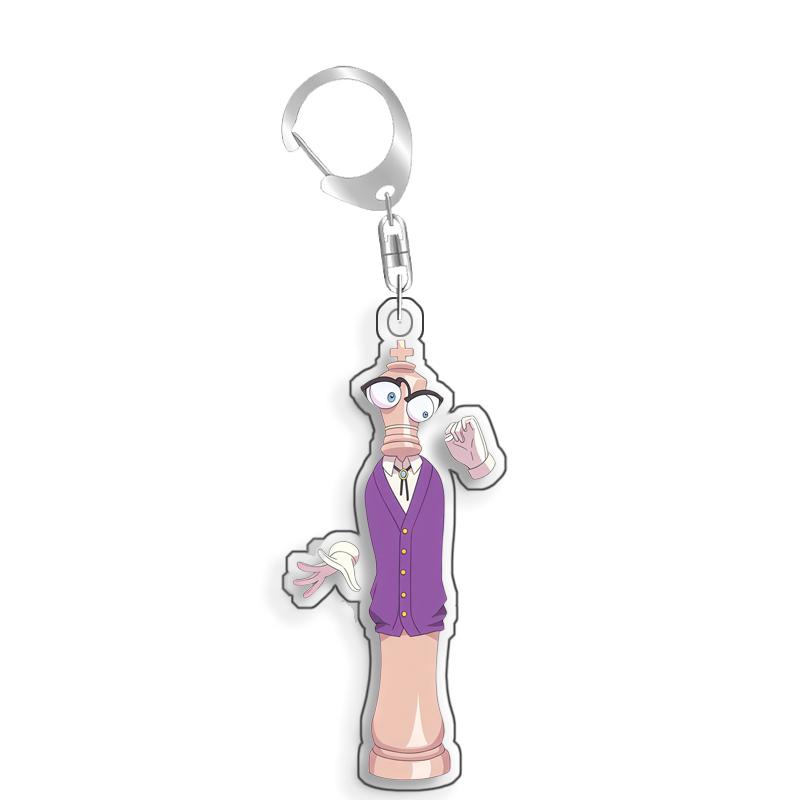 For The Amazing Digital Circus Ragatha Kaufmo Gangle Pomni Acrylic Selfmade Cute Cartoon Anime Keychain Pendant Toy Gift 5cm