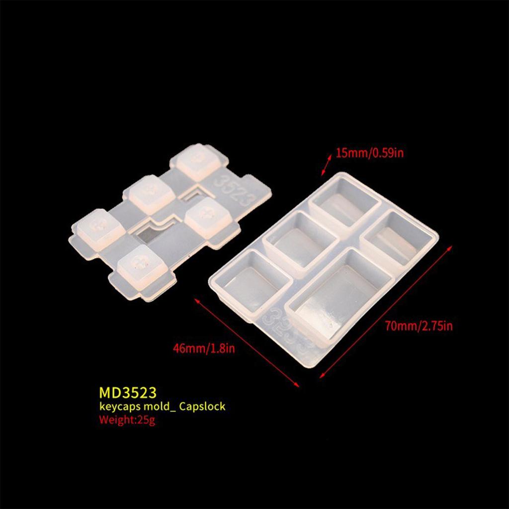 Resin Casting Tool Silicone S In Keyboard Shapes for Chocolate, Jelly, Sweets, Desserts, Baking Soap