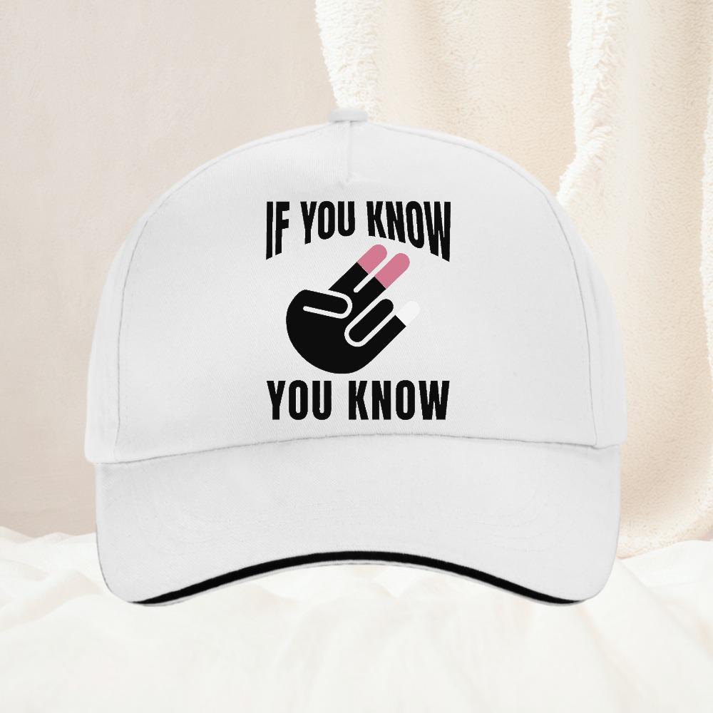 If You Know You Know hat Women Unisex Bold StateUnisext Adult Humor Sarcastic Ironic Baseball Cap Adjustable Dad Hat