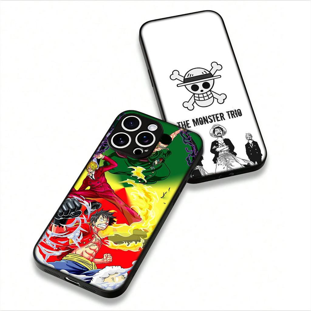 for Samsung Galaxy A07 A13 A12 A23 A50 A51 A52 A53 A70 A71 A72 A21S A04 Note 20 9 8 10 Case Luffy ONE PIECE Sanji Roronoa Zoro