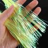 Simulates Tying Flash Tinsel Fish Scale Gliss Glow Strands Corrugated Flash Strands  Saltwater