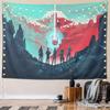 Valorant Reflection Key Art Wall Tapestry, Agents Silhouette Red Teal FPS Poster for Gamer Room Bedroom Dorm Decor, Gift for Game Fans