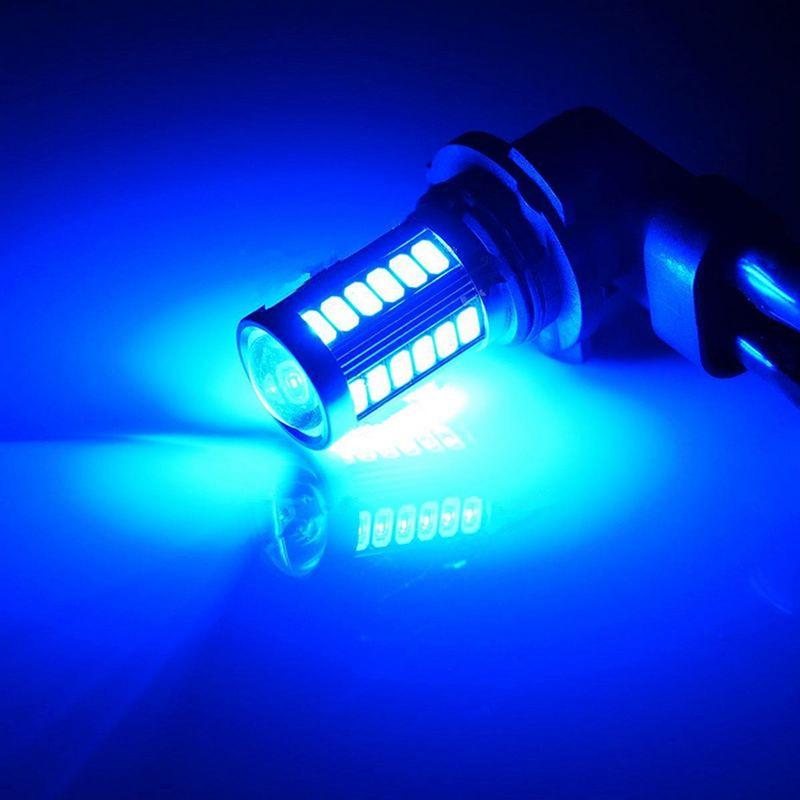 2Pcs Car H8 H11 LED 9005 9006 5630 33SMD Fog Lamp Auto Tail Brake Bulb Turn Signal Daytime Running Light Bulb
