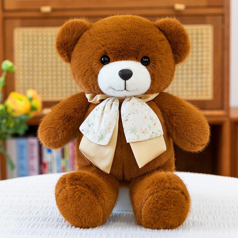 

Шелковый шарф меняющийся медведь плюшевая игрушка свадебный бросок когтевая кукла маленький цветок рюкзак медведь подарок на день рождения 30cm【0.22kg】