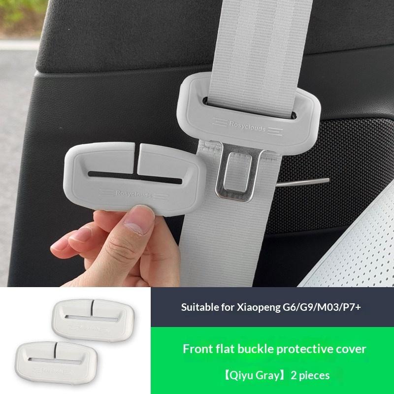 For Xpeng G6 XiaoPeng G6 G9 P7 Plus M03 Car Specialized Seat Belt Silicone Protective Cover Anti Collision Buckle Head Car