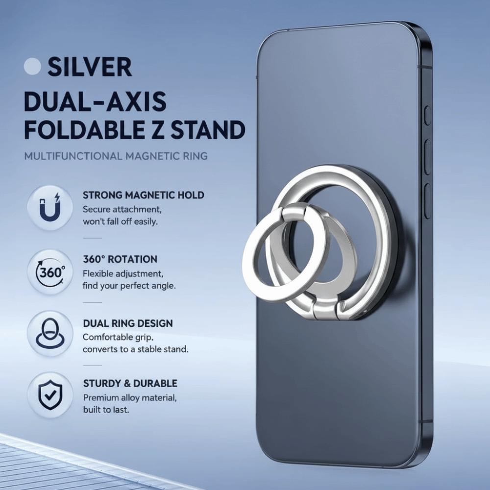 360-Degree Rotatable Magnetic Phone Ring Holder Foldable Mobile Phone Holder Cellphone