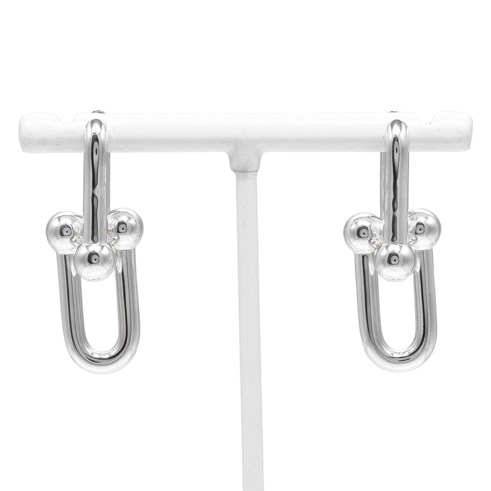 

TIFFANY&Co. hardware large link Piercing Silver925 10.75g Women Used