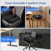 Seat Cushion for Office Chair for Wide Hip & Thigh with Firm Support, Thickened Memory Foam Sciatica Pain Relief Pillow