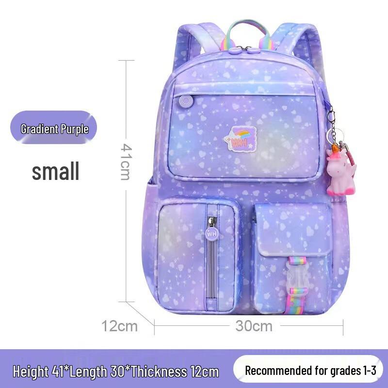 SAIERNA Girls Cute Cartoon School Backpack