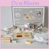 Wooden Baking Playset For Girls Kids Kitchen Toy Pretend Tea Set And Cake Cutting Fun