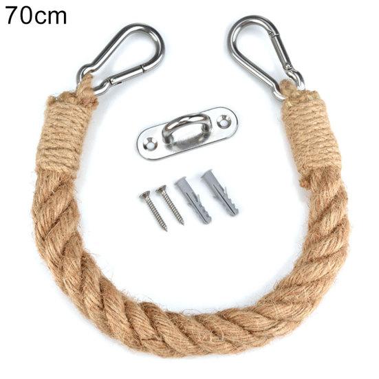 

40/50/60/70cm Vintage Style Woven Hanging Rope Toilet Paper Roll Holder Decor 70cm