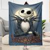 Christmas Nightmare Blanket Durable Comfort Perfect for Bed Seaside Couch All-Season Use Playful Design Ideal Gift for Friends Family Couples Picnic
