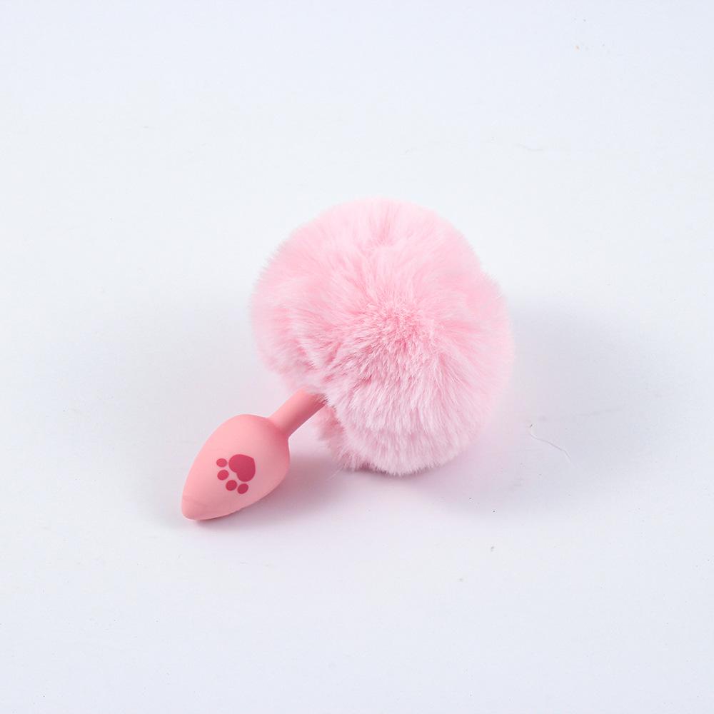 SM Training Cat Scratching Tail Role Play Masturbation Sex Toy Silicone Fox Tail Butt Plug Adult Sex Product