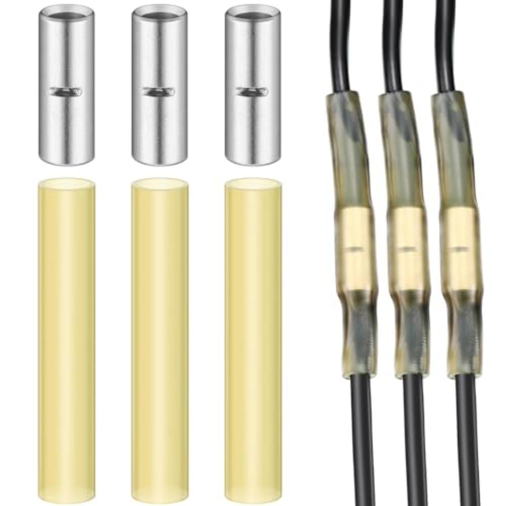 3PCS Submersible Pump Wire Connector Kit with Heat Shrink Tubing Offering Secure and Weatherproof Wire Splicing Solutions