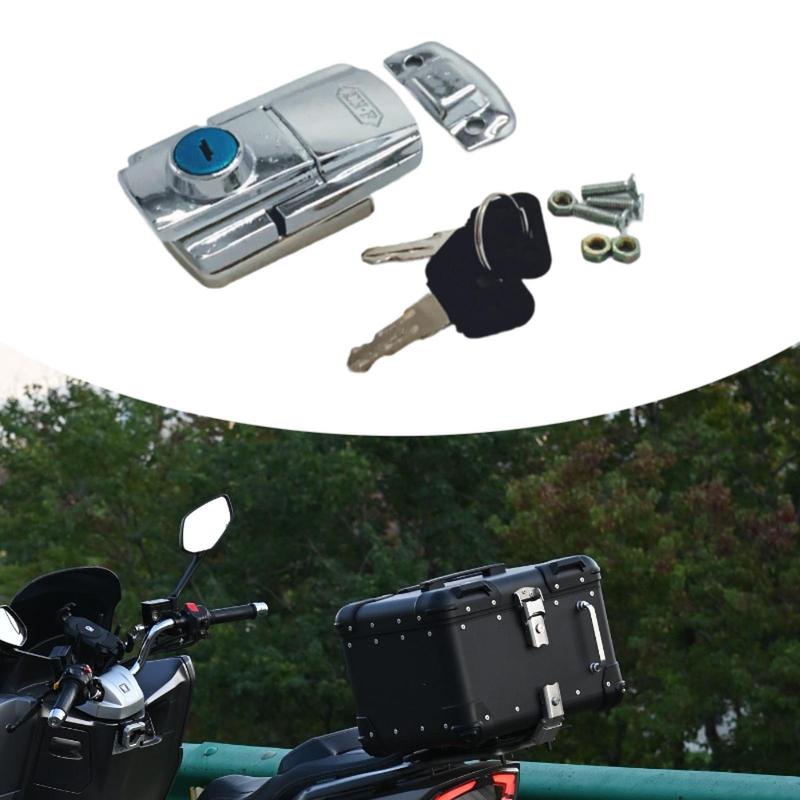 Motorcycle Rear Trunk Lock Accessories Fittings Repair Security Rustproof