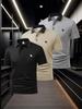 Men's Piped Trim Short Sleeve Polo Shirt, Casual Museum Tour Tops, Regular Fit for Art Sightseeing Errands Outdoor Walk Commute Leisure Wear