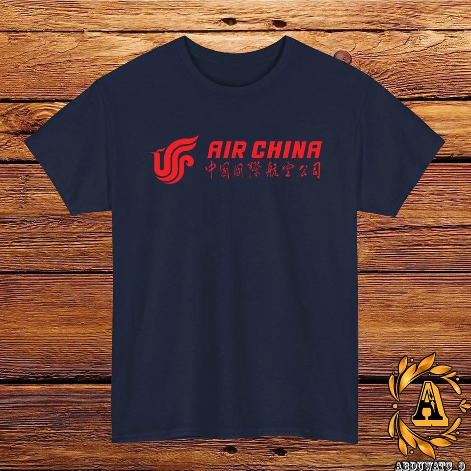 Air China Airlines Logo T-Shirt Black/Grey/White/Navy/Red/Light Blue S-5XL 2XL