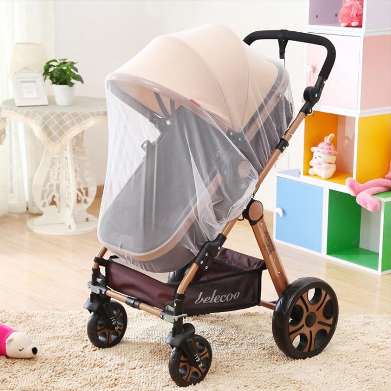 Universal Baby Stroller Mosquito Net and Sunshade Cover – Windproof, Foldable, Full Coverage