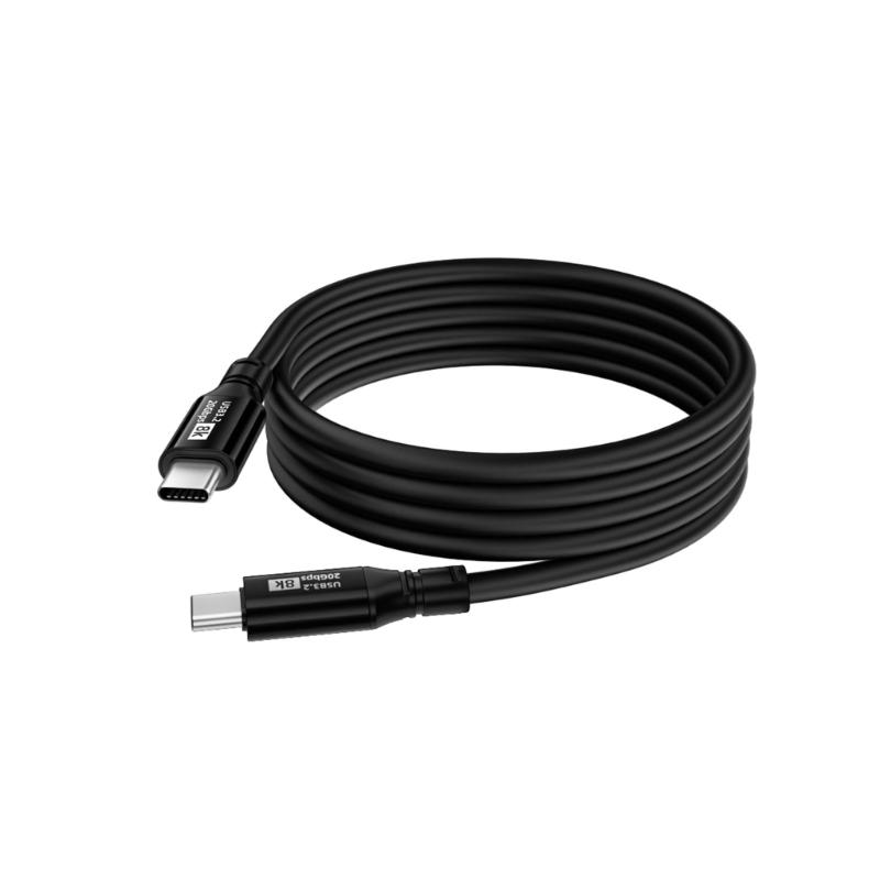 Hochgeschwindigkeits-USB-C-Ladekabel 100W Power Delivery 20Gbps Datenübertragungsgeschwindigkeit Unterstützt 8K60Hz Videoübertragung